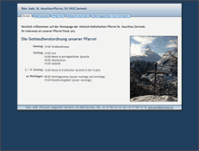 Tablet Screenshot of pfarrei.zermatt.net